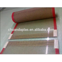 China Ptfe no pegajoso resistente al calor fibra de vidrio recubierta abierta cinta de transporte de malla correa UV resitance cinturón de secador de alimentos. Calidad de la elección